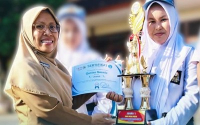 Hasil Kerja Keras Qarina, Maknai dengan Piala Lomba FLS3N 2026 Cabang Solo Vocal